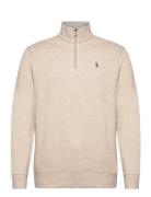 Double Knit Jersey-Lsl-Knt Tops Sweatshirts & Hoodies Sweatshirts Beige Polo Ralph Lauren