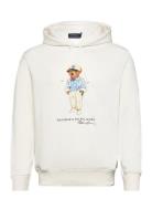 Polo Bear Fleece Hoodie Tops Sweatshirts & Hoodies Hoodies White Polo Ralph Lauren