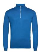 Onswyler Life Reg 14 Half Zip Knit Noos Tops Knitwear Half Zip Jumpers Blue ONLY & SONS