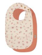 Bib W/ Pocket, 2 Pack Baby & Maternity Baby Feeding Bibs Sleeveless Bibs Pink Cam Cam Copenhagen