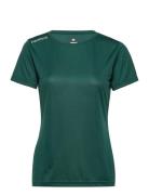 Women Core Functional T-Shirt S/S Sport T-shirts & Tops Short-sleeved Green Newline