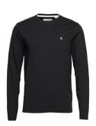 Small Logo Long Sleeve T-Shirt Tops T-Langærmet Skjorte Black Original Penguin