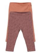 Leggings W.aop  Bottoms Leggings Pink Pippi