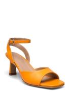 Sandals - Block Heels Sandal Med Hæl Orange ANGULUS