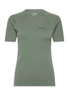 Core Dry Active Comfort Ss W Sport T-shirts & Tops Short-sleeved Green Craft