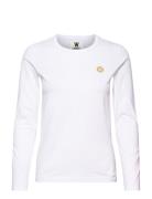 Moa Long Sleeve Tops T-shirts & Tops Long-sleeved White Double A By Wood Wood