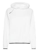 Lds Bounce Waterproof Hoodie Sport Sweatshirts & Hoodies Hoodies White Abacus