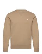 30/1 Double Knt Cvc-Lsl-Knt Tops Sweatshirts & Hoodies Sweatshirts Brown Polo Ralph Lauren