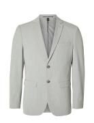 Slhslim-Liam Blz Flex Noos Suits & Blazers Blazers Single Breasted Blazers Grey Selected Homme