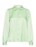 Estellemw Shirt Tops Shirts Long-sleeved Green My Essential Wardrobe