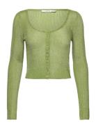 Silvigz Cardigan Tops Knitwear Cardigans Green Gestuz