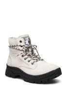 Bobs Broadies - Rockin' Gal Shoes Boots Ankle Boots Laced Boots White Skechers