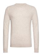 Jprcclambswool Knit Crew Neck Ln Tops Knitwear Round Necks Cream Jack & J S