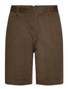 Milano Twill Shorts Bottoms Shorts Chinos Shorts Green Clean Cut Copenhagen