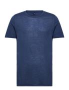 Jbs Of Dk T-Shirt Wool Gots Tops T-Kortærmet Skjorte Navy JBS Of Denmark