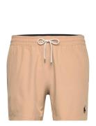 100D Strch Poly Pw-Traveler Short Badeshorts Beige Polo Ralph Lauren