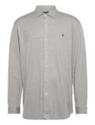 Jersey Shirt Tops Shirts Casual Grey Polo Ralph Lauren