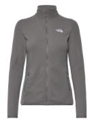 W 100 Glacier Fz - Eu Sport Sweatshirts & Hoodies Fleeces & Midlayers Grey The North Face
