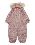 Snowsuit Nickie Tech Outerwear Coveralls Snow-ski Coveralls & Sets Pink Wheat