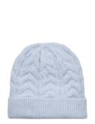 Koganna Cable Knit Beanie Cp Acc Accessories Headwear Hats Beanie Blue Kids Only