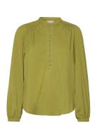 Frjudy Bl 1 Tops Blouses Long-sleeved Green Fransa