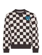 Rod Junior Checkered Sweatshirt Tops Sweatshirts & Hoodies Sweatshirts Multi/patterned Wood Wood