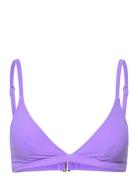 Triangle Bikini Top Swimwear Bikinis Bikini Tops Triangle Bikinitops Purple Understatement Underwear