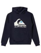 Big Logo Hoodie Youth Tops Sweatshirts & Hoodies Hoodies Navy Quiksilver