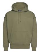 Relaxed Fit Logo Fleece Hoodie Tops Sweatshirts & Hoodies Hoodies Green Polo Ralph Lauren