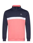 Pure Colorblock 1/4 Zip Tops Sweatshirts & Hoodies Sweatshirts Multi/patterned PUMA Golf