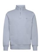 Reg Shield Half Zip Sweat Tops Sweatshirts & Hoodies Sweatshirts Blue GANT