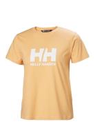 W Hh Logo T-Shirt 2.0 Sport T-shirts & Tops Short-sleeved Orange Helly Hansen