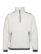 Bowman Pile Half Zip Sport Sweatshirts & Hoodies Sweatshirts White Sail Racing