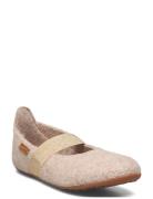 Bisgaard Ballet Wool Slippers Hjemmesko Cream Bisgaard