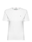 Slim Cody C-Nk Ss Tops T-shirts & Tops Short-sleeved White Tommy Hilfiger