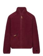 Skogen Fleece Jacket Outerwear Fleece Outerwear Fleece Jackets Red Ebbe Kids