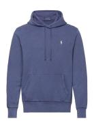 Loopback Fleece Hoodie Tops Sweatshirts & Hoodies Hoodies Blue Polo Ralph Lauren