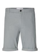 Slhslim-Luton Flex Shorts Noos Bottoms Shorts Chinos Shorts Grey Selected Homme