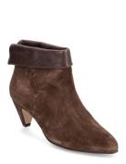 Eden 50 Stiletto Shoes Boots Ankle Boots Ankle Boots With Heel Brown Anonymous Copenhagen