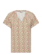 Frsanie Tee 1 Tops T-shirts & Tops Short-sleeved Multi/patterned Fransa