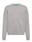 Crewneck Jersey Tops Sweatshirts & Hoodies Sweatshirts Grey United Colors Of Benetton