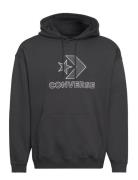 Loose Fit Center Front Large Logo Star Chev Po Hoodie Bb Sport Sweatshirts & Hoodies Hoodies Black Converse