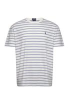 Classic Fit Striped Jersey T-Shirt Tops T-Kortærmet Skjorte Blue Polo Ralph Lauren