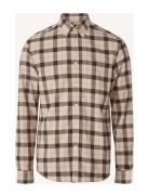 Casual Flannel Check B.d Shirt Tops Shirts Casual Brown Lexington Clothing