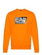 Sweatshirts Tops Sweatshirts & Hoodies Sweatshirts Orange EA7