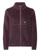 Wool Fleece Jacket Sport Sweatshirts & Hoodies Fleeces & Midlayers Purple SNOW PEAK