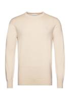 Bs Jupiter Regular Fit Knitwear Tops Knitwear Round Necks Cream Bruun & Stengade