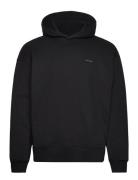 M. Relaxed Hoodie Designers Sweatshirts & Hoodies Hoodies Black HOLZWEILER