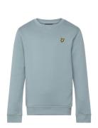 Crew Neck Sweatshirt Tops Sweatshirts & Hoodies Sweatshirts Blue Lyle & Scott