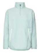 Yoke Halfzip Sport Sweatshirts & Hoodies Fleeces & Midlayers Blue Tenson